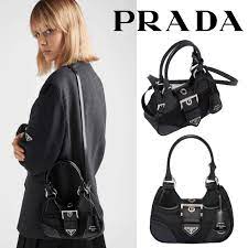 Túi Xách Prada Super Moon Bag Latest Re-nylon Màu Đen